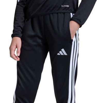 4. adidas Tiro 26 League Training Slim Kids Pants Black and White JY7117