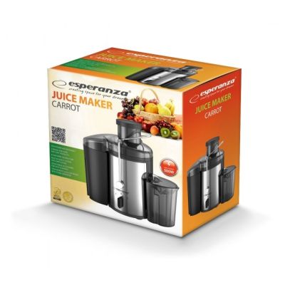 3. Esperanza Carrot Juicer EKJ002 (500W; stainless steel color)