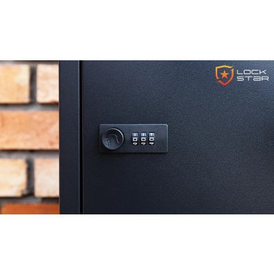 9. Extralink LockStar parcel locker box 44x34x55cm steel parcel box