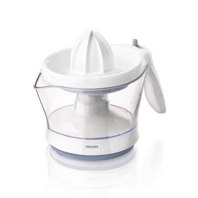 Philips Viva Collection Citrus Juicer - 25W/0.6L/Adjustable Pulp/Automatic Reverse