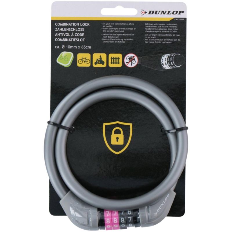 Dunlop bike lock cable, code 1042510