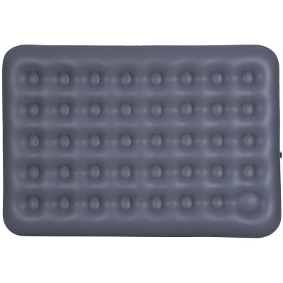 40. FLOCKED MATTRESS FOR 2 PEOPLE WITH BUILT-IN FOOT PUMP 191x137x22CM 24131