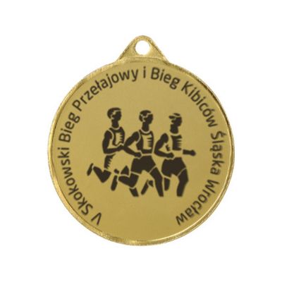 Laser-engraved steel medal – RMI