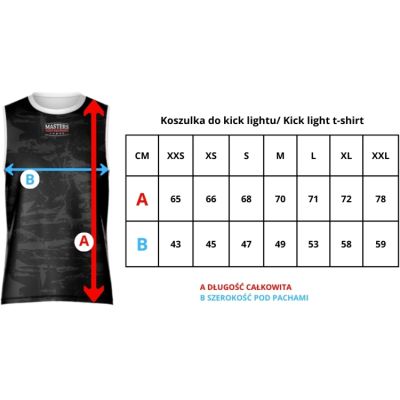 6. MASTERS Kick Light Sleeveless Shirt (WAKO APPROVED)