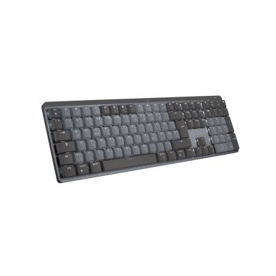 7. Logitech MX Mechanical Keyboard Office RF Wireless + Bluetooth QWERTZ German Graphite, Gray