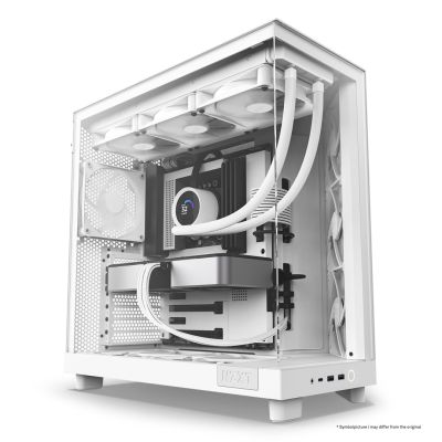 3. NZXT H6 FLOW MIDI TOWER COMPUTER CASE WITH WINDOW WHITE