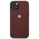 2. BMW Leather Curve Perforate Case for iPhone 13 - Red