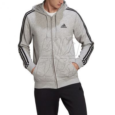 3. Adidas Essentials Full-Zip Hoodie M GK9034