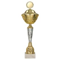 Metal cup with a lid