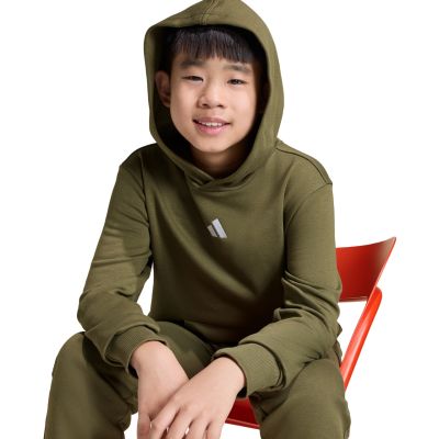 11. adidas Essentials Hoodie 225 olive KS0367