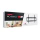 6. Maclean MC-605 TV wall mount (wall-mounted, tiltable - 70"; max. 35kg)