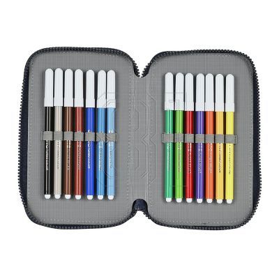 5. Pencil case with equipment FC Barcelona double filled pencil case 28 PCS 412225854