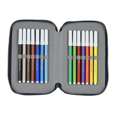 5. Pencil case with equipment FC Barcelona double filled pencil case 28 PCS 412225854