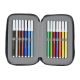 5. Pencil case with equipment FC Barcelona double filled pencil case 28 PCS 412225854
