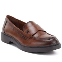 Women's loafers, brown loafers, Potocki JE19332