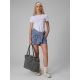 4. Women's slim T-shirt with print 4F 4FRAW26TTSHF4373-10S