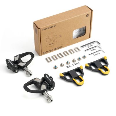 12. Rockbros RD9 SPD Carbon Fiber and Titanium Alloy Pedal Cleats - Black