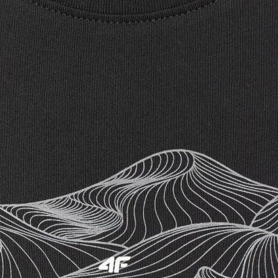 5. Women's T-shirt 4F F2785 deep black 4FWSS26TTSHF2785 20S
