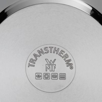 3. WMF 0761406380 Coated braising pan 28 cm, rim, glass lid