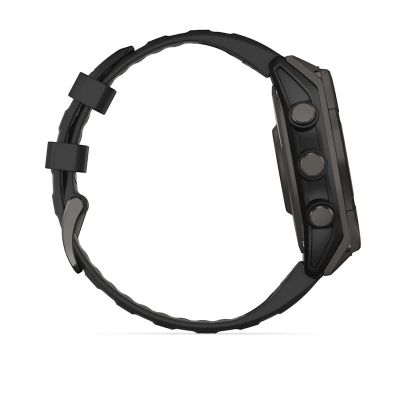 9. Garmin Fenix 8 Solar Sapphire Titanium Carbon Grey Watch