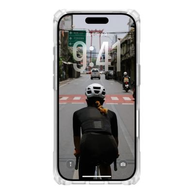 4. Urban Armor Gear 114527114G36 Mobile Phone Case 16 cm (6.3") Titanium, Transparent