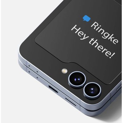 3. Ringke Cover Display Tempered Glass 2-pack for Samsung Galaxy Z Flip 6