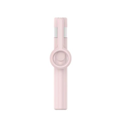 4. Tech-Protect L10S Bluetooth Selfie Stick - Pink Gray