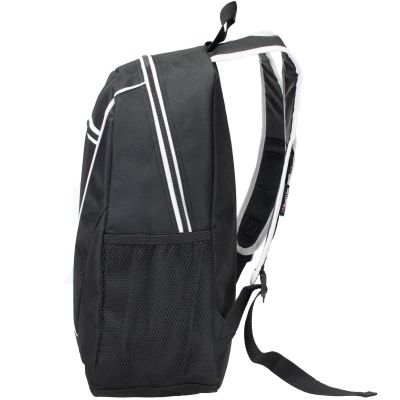 4. BLACK AND WHITE YOUTH BACKPACK SEMI LINE
