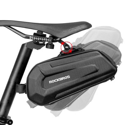 6. Rockbros B69 bicycle saddle bag 1.8l with easy release system - black