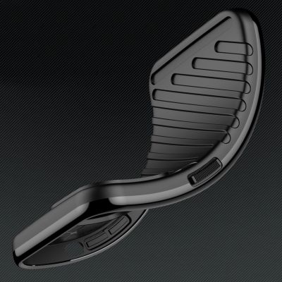 6. Thunder Case for Samsung Galaxy A26 Silicone Armored Cover - Black