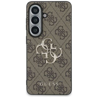 3. Guess 4G Big Metal Logo Case for Samsung Galaxy S26 - Brown