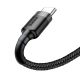 2. Baseus Cafule USB-A / USB-C QC 3.0 3A Cable 0.5 m - Black and Gray