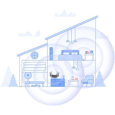 9. D-Link AX1800 Mesh Wi-Fi 6 Range White 100, 1000 Mbit/s