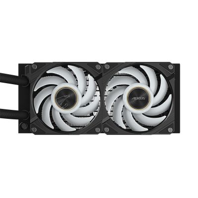 5. GIGABYTE AORUS WATERFORCE X II 240 Processor All-in-One Liquid Cooler 12cm Black
