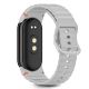 2. Tech-Protect Silicone Sport Strap for Xiaomi Smart Band 8 / 9 / 10 / NFC - Gray