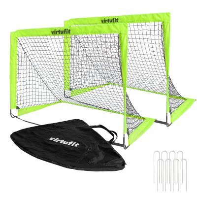 13. VIRTUFIT FOLDABLE SOCCER GOAL SET - SOCCER GOALS - 120 X 90 CM