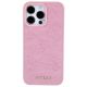 3. Guess Leather 4G Stamped Case for iPhone 15 Pro - Pink