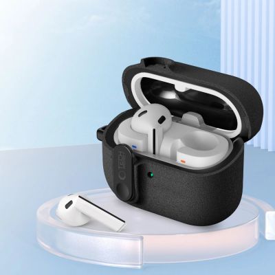 6. Tech-Protect Slim Hook Case for Samsung Galaxy Buds 3 / 3 FE / 3 Pro - Black