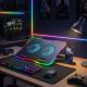 9. Wozinsky WDCX-A26 NitroCool RGB Gaming Laptop Cooling Pad - Black