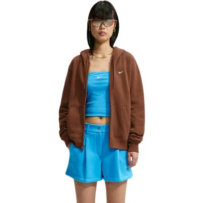 Nike Studio Fleece Medium Weight Women's Sweatshirt Light Brown IM8504 259