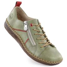 Rieker N2401-54 comfortable green women's shoes