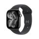 Apple Watch Series 11 GPS 46mm Jet Black Aluminum with Black Sport Band S/M