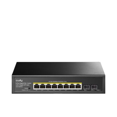 Cudy GS1008PS2 Network Link Unmanaged Gigabit Ethernet (10/100/1000) PoE Support Black