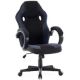 SENSE7 Prism fabric armchair, black and blue