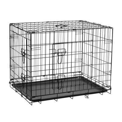 Metal dog cage, playpen, size L 76x53x59 cm, REBEL ANIMALS