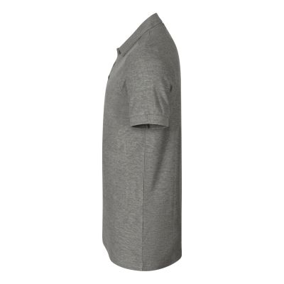 4. Men's Pique Polo Free Polo Shirt (Dark Gray Melange)