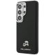 2. Karl Lagerfeld Saffiano KC Metal Logo MagSafe Case for Samsung Galaxy S26 Ultra, Black