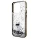 6. Karl Lagerfeld Liquid Glitter Choupette case for iPhone 14 Pro Max - transparent
