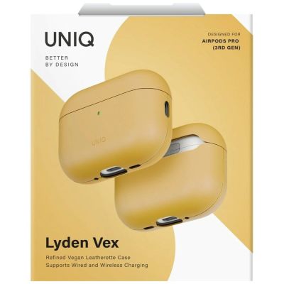 2. Uniq Lyden Vex Case for AirPods Pro 3 - Yellow