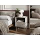 3. TRESSE bedside table 2 pcs 44x40x53 cashmere matt